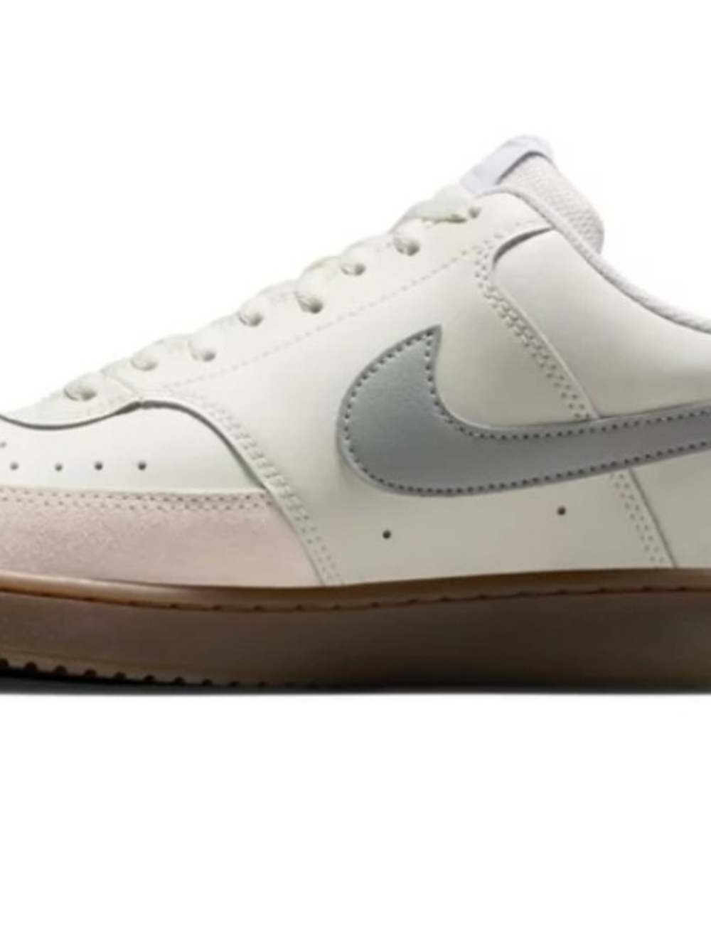 Nike Men’s Court Vision White/Grey Low-Top Sneaker